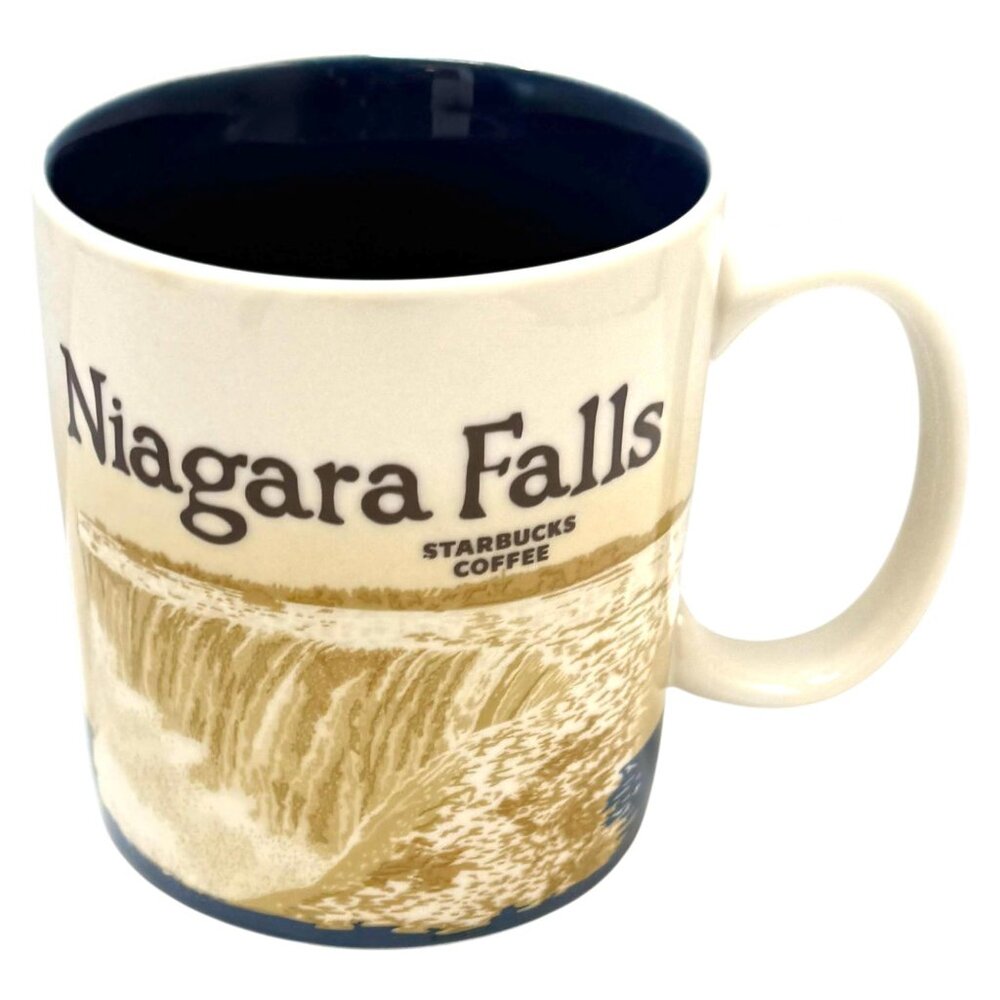 Starbuck Mug Niagara‎ Falls 16 Fl Oz 2012 Collector Series Ceramic Global Icon